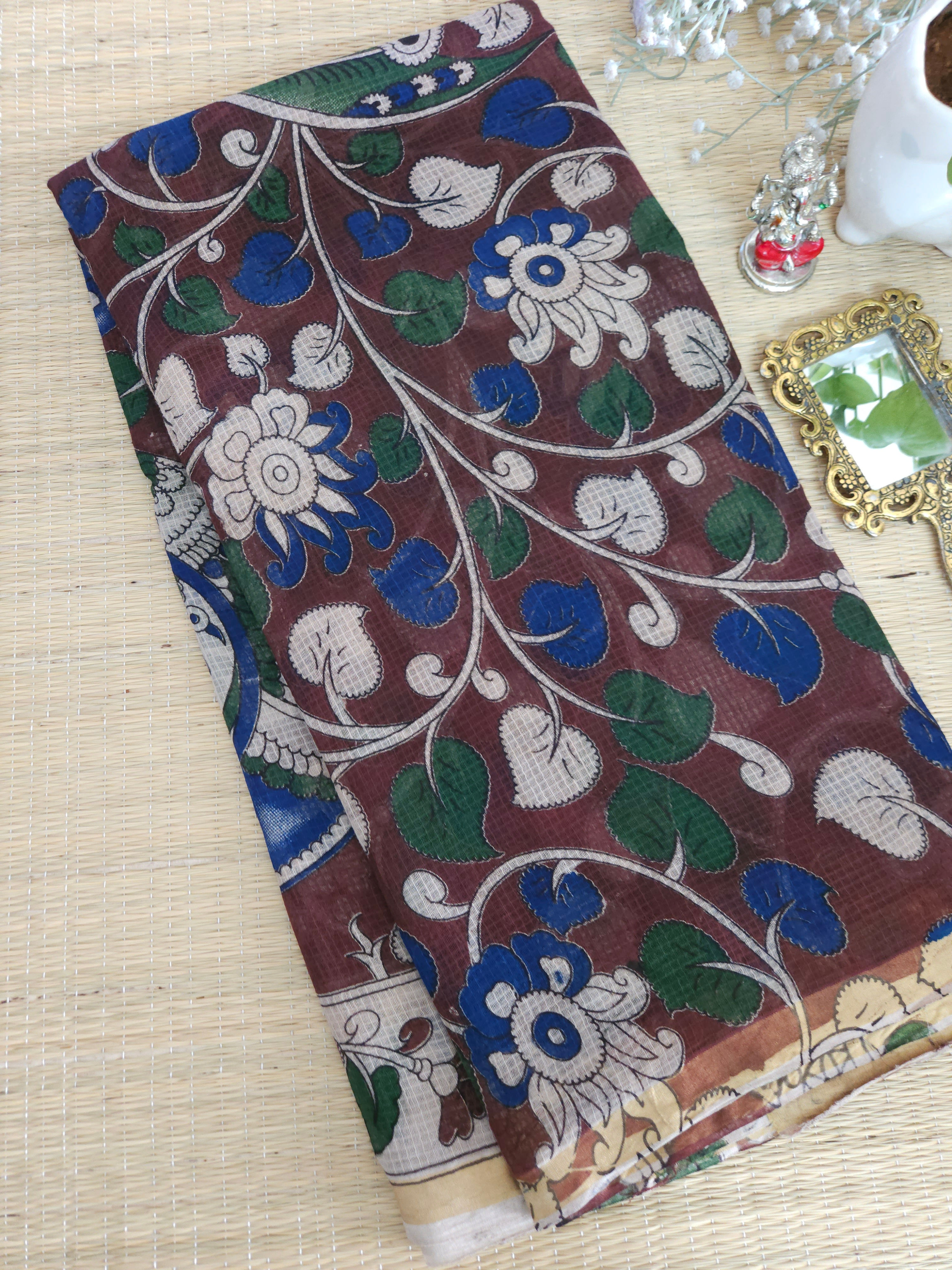 Pure Kalamkari kota saree