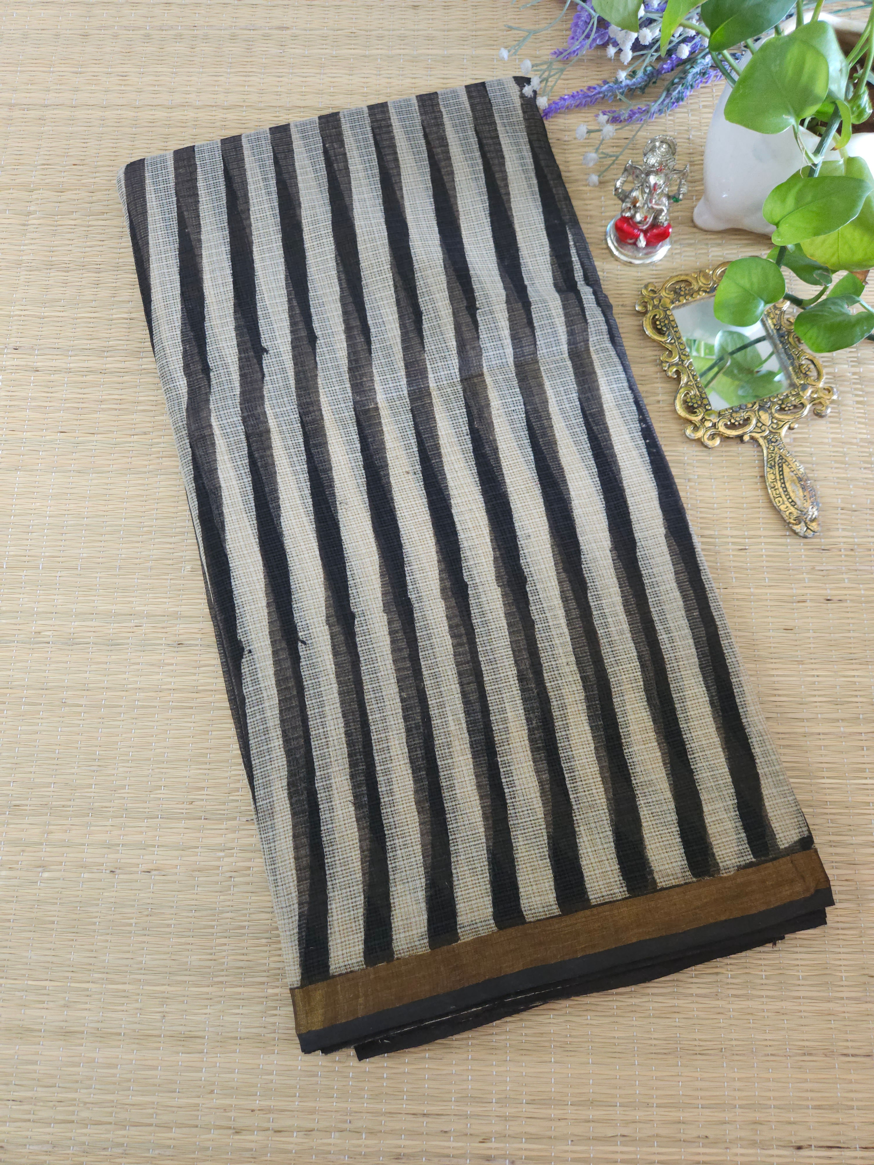 Pure Kota Doriya Handblock printed saree