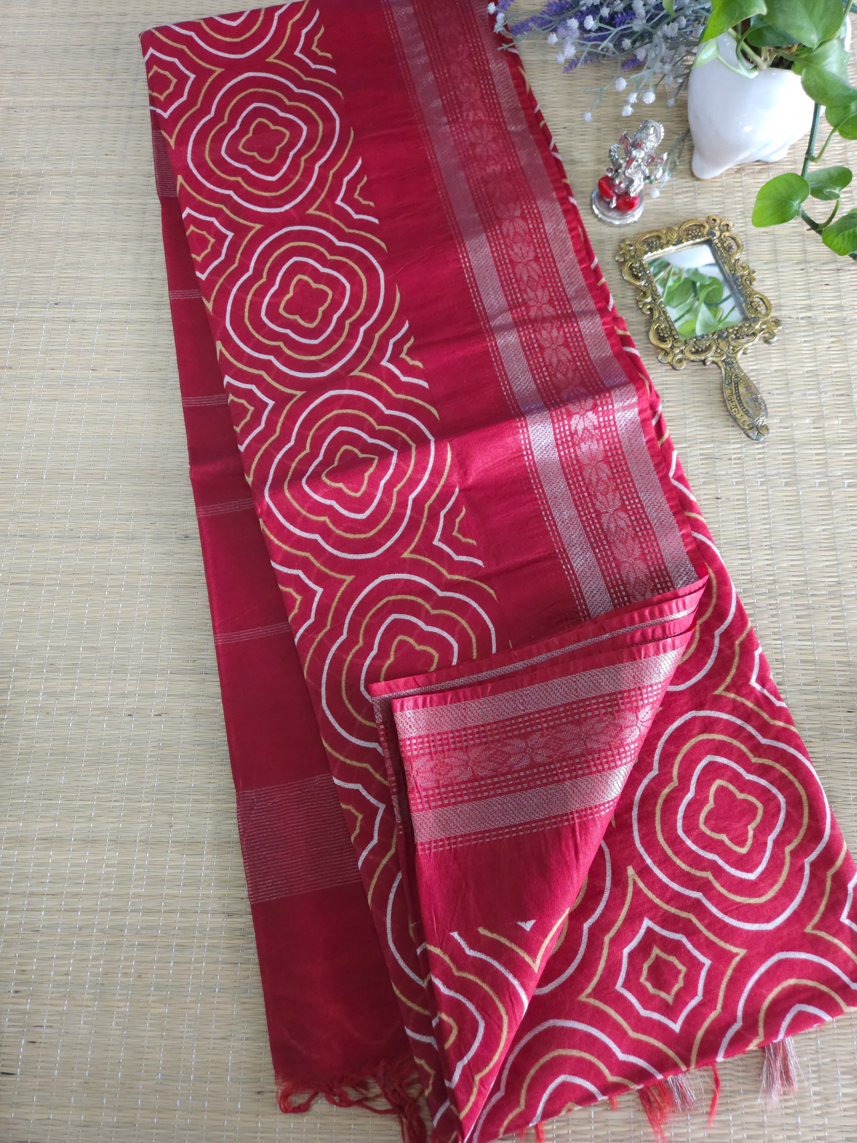 Bhagalpuri soft cotton saree