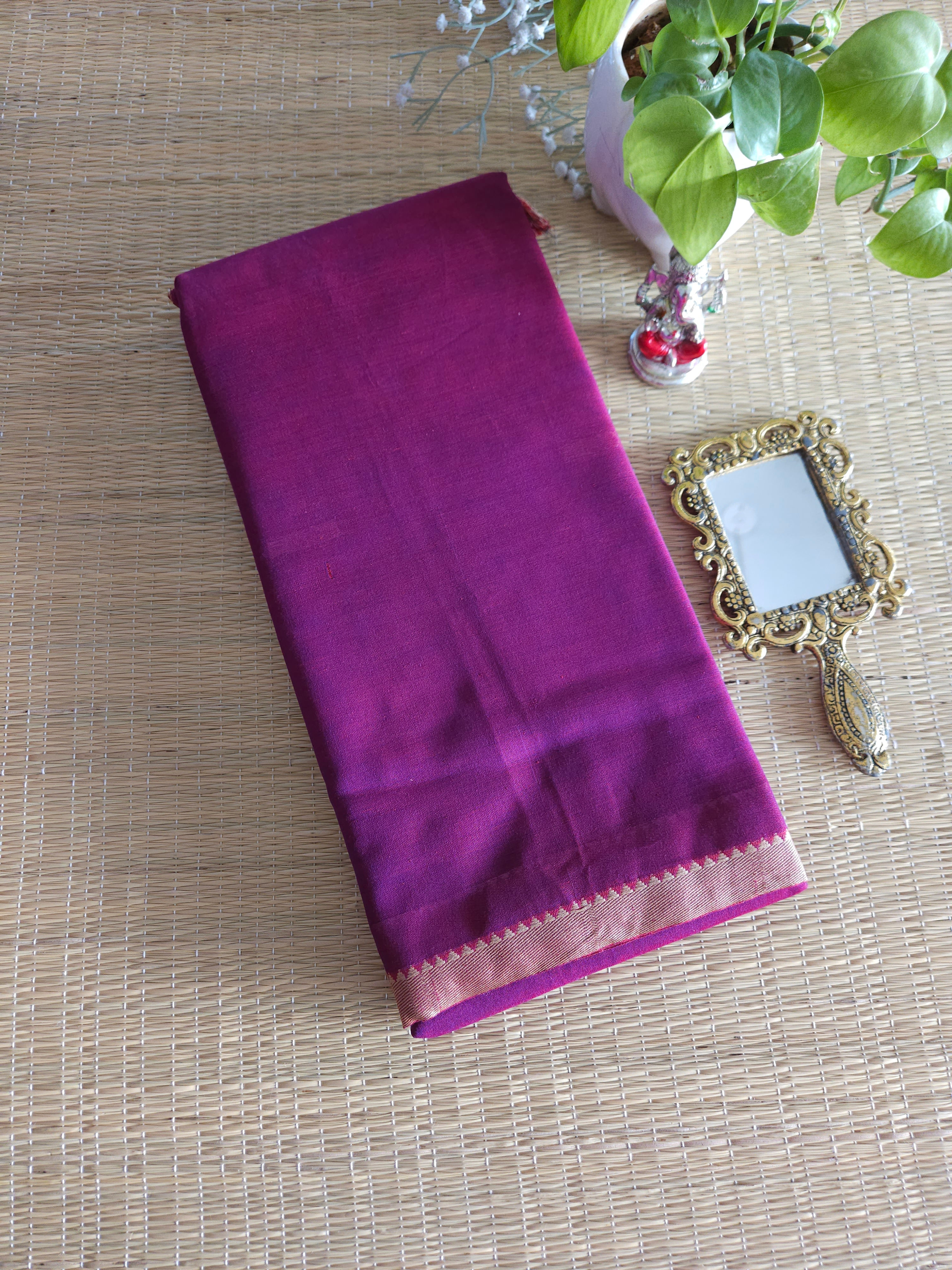 Narayanpet Mercerised soft cotton saree
