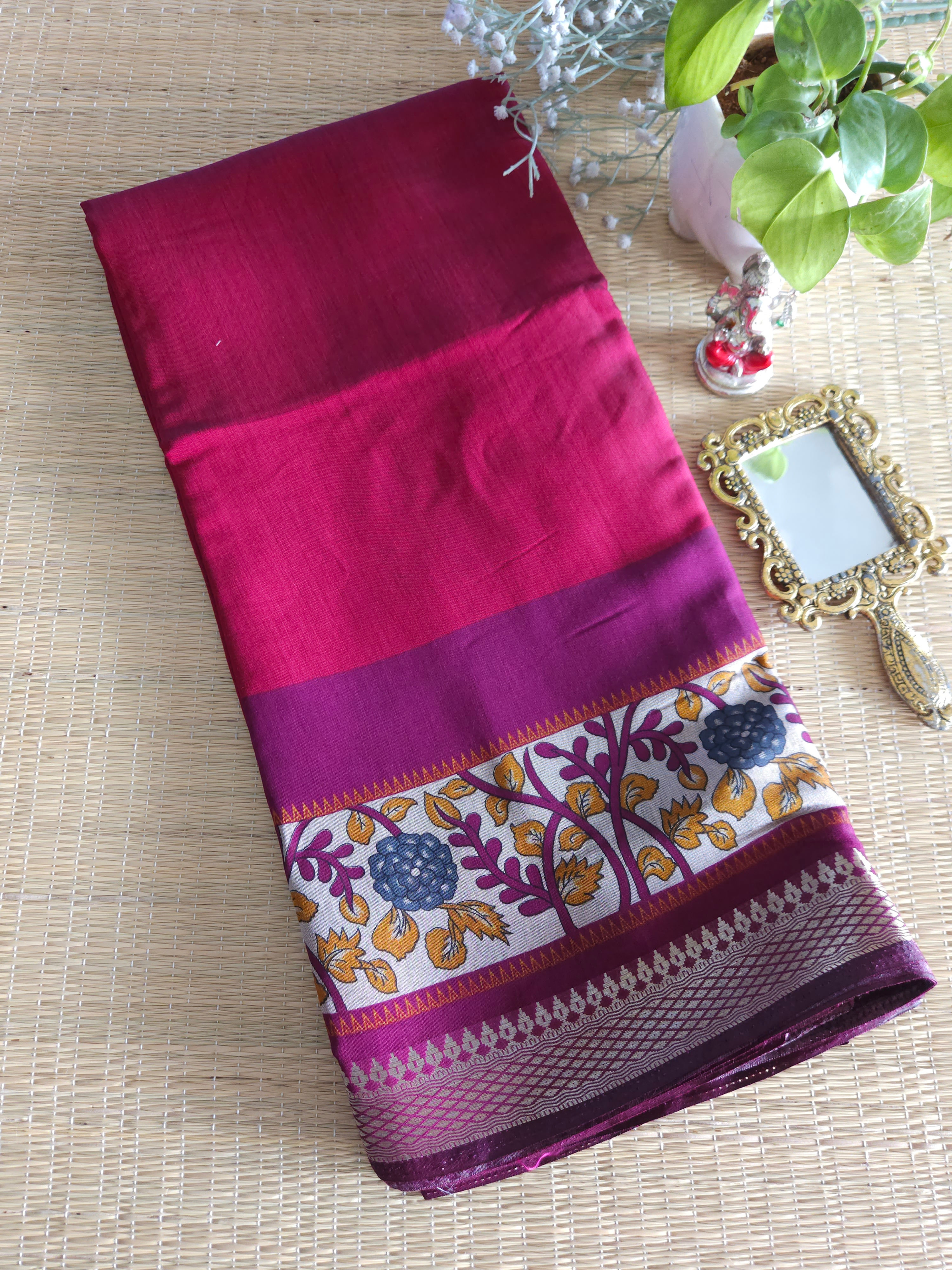 Fancy Maheswari silk saree