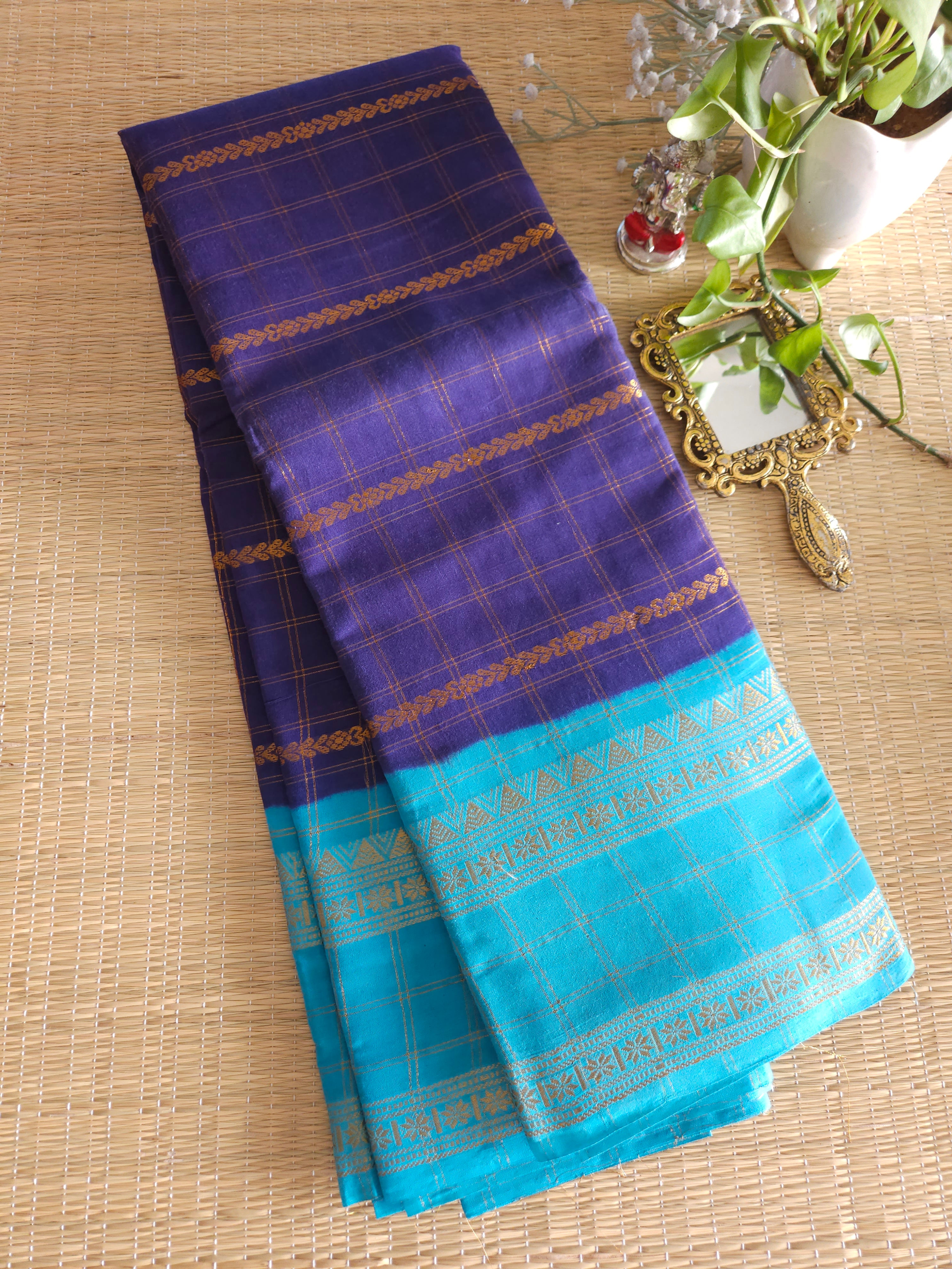 Pure Sungudi cotton saree