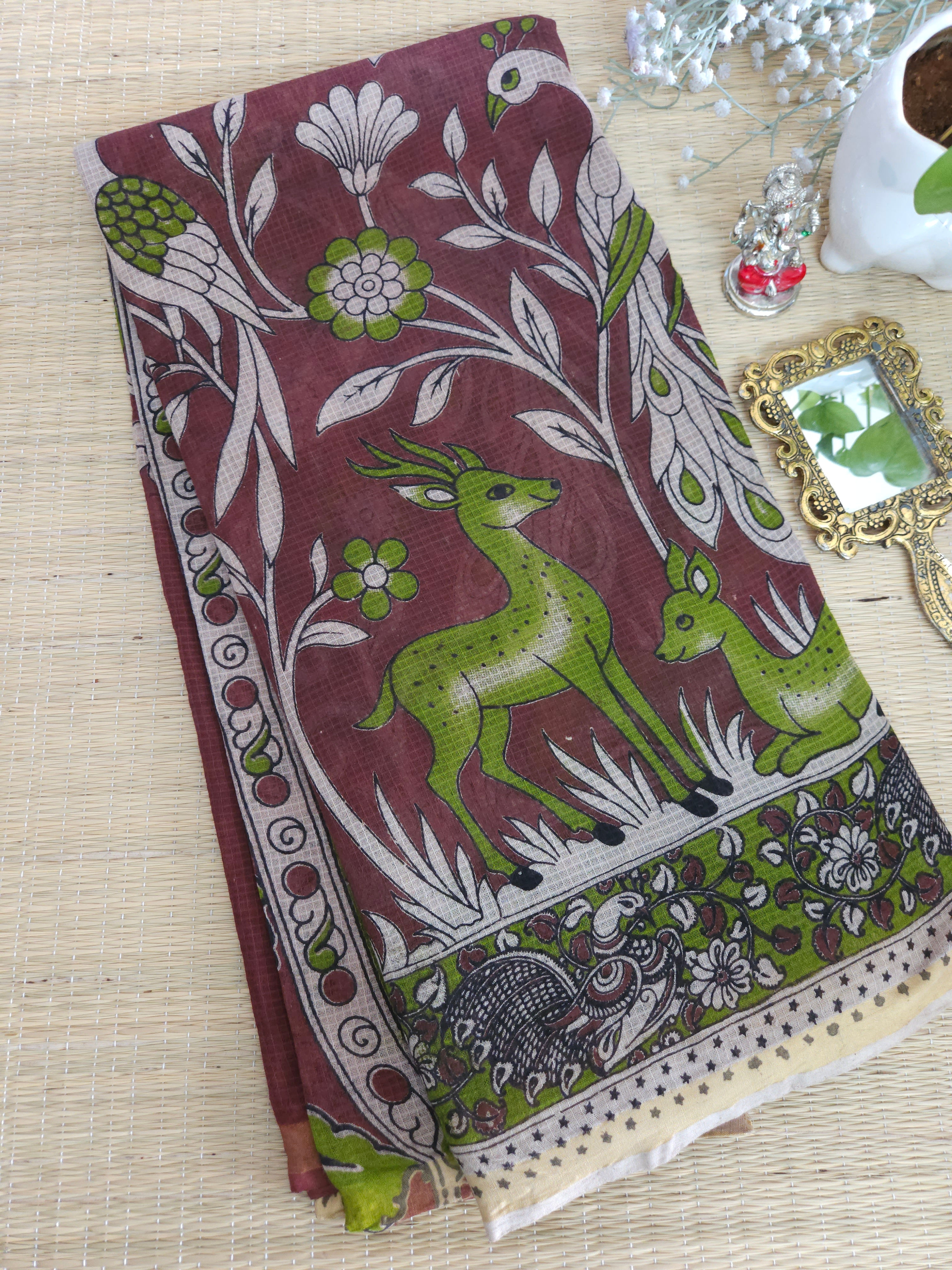 Pure Kalamkari kota saree