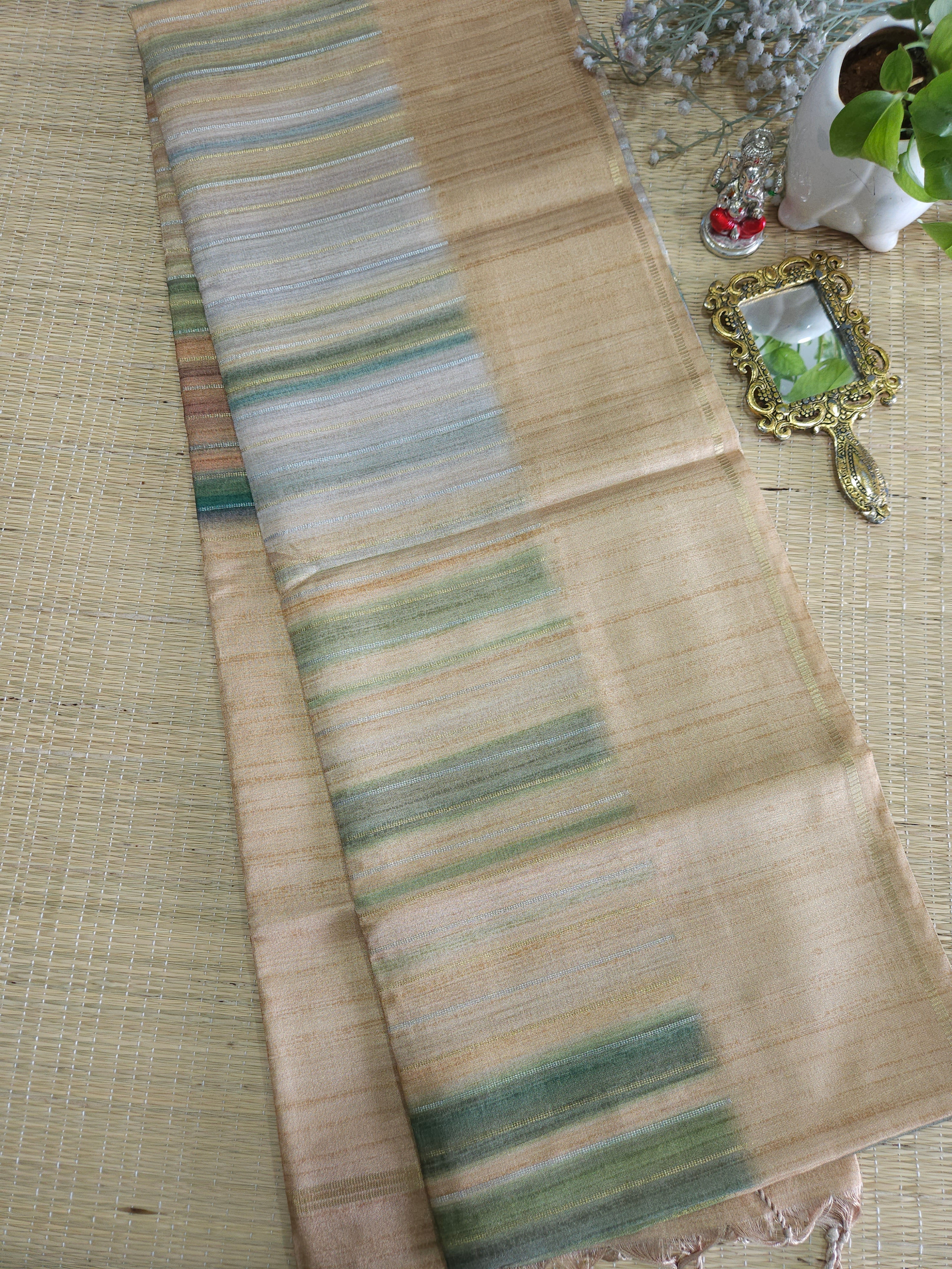 Premium Tussar saree 🌼