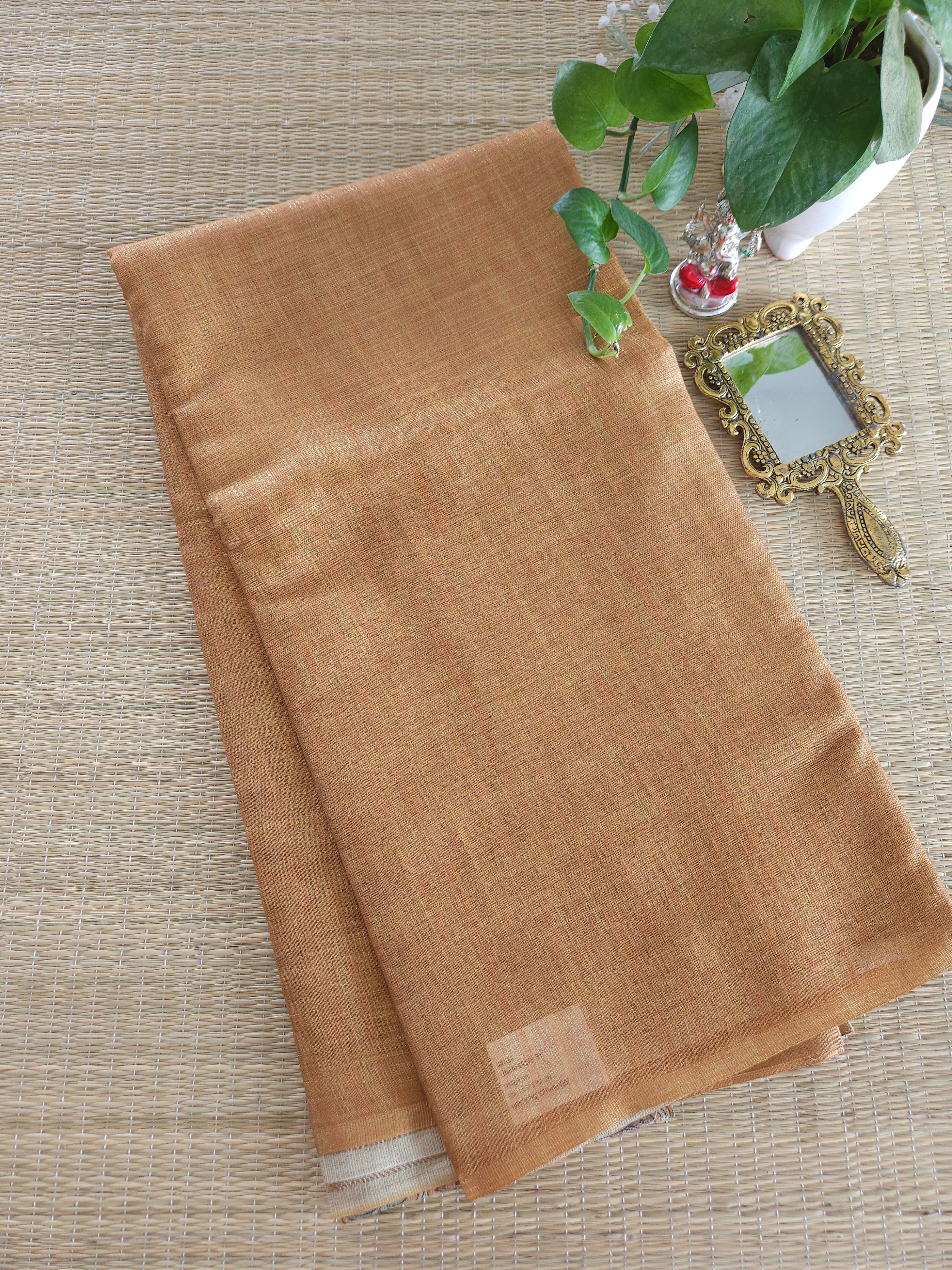 Linen X Kalamkari saree