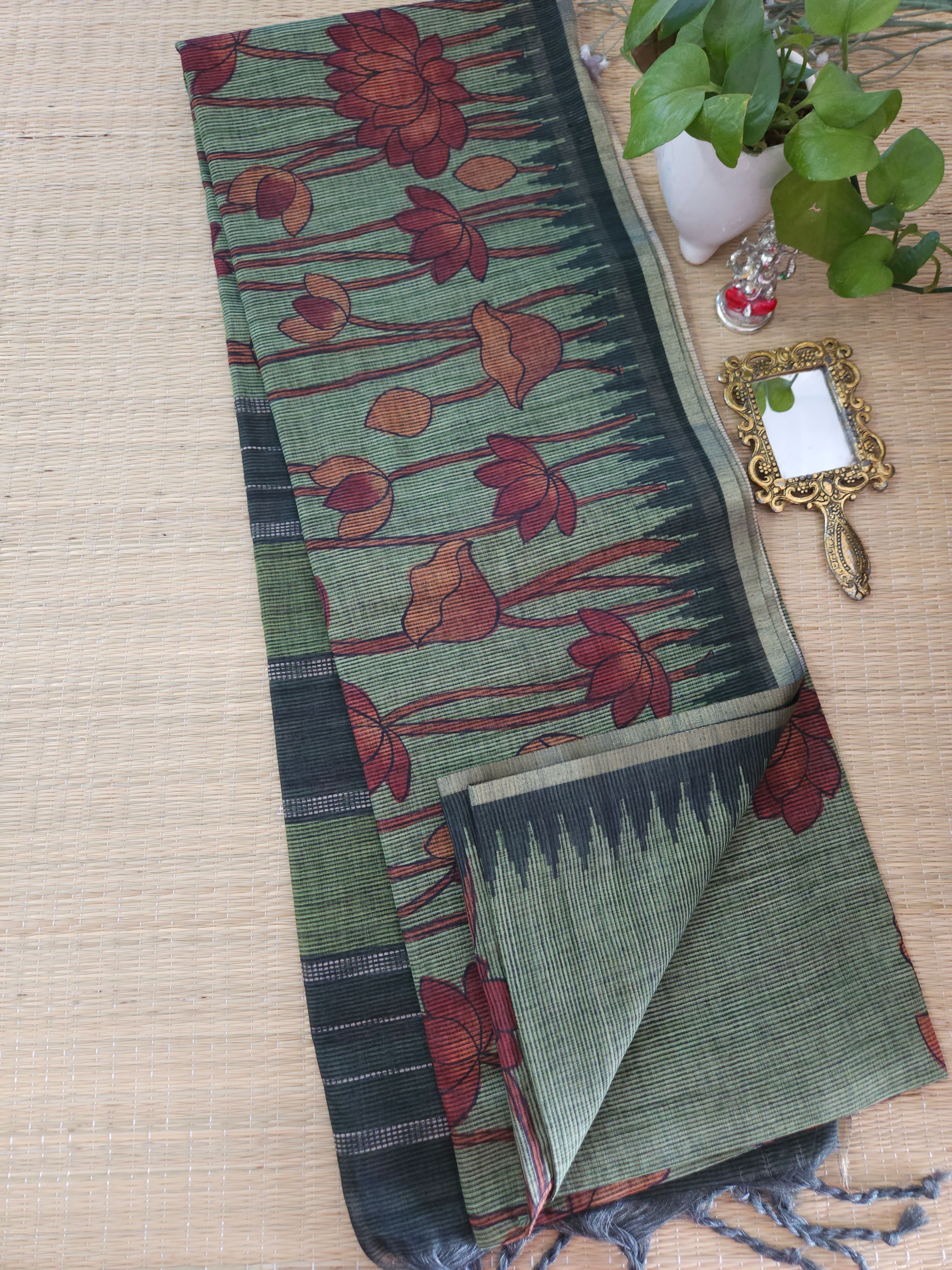 Semi Linen saree