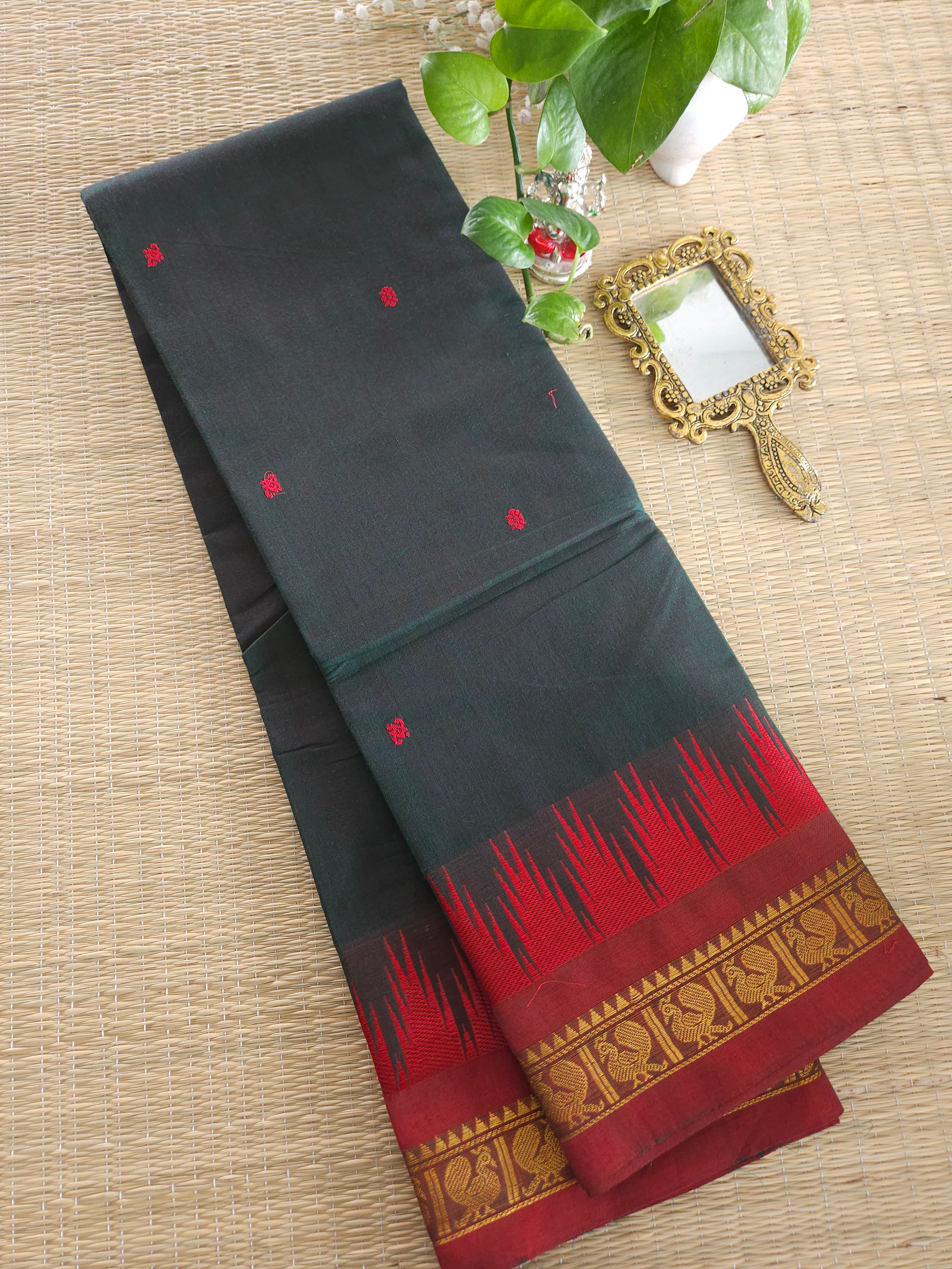 Pure chettinad cotton saree 