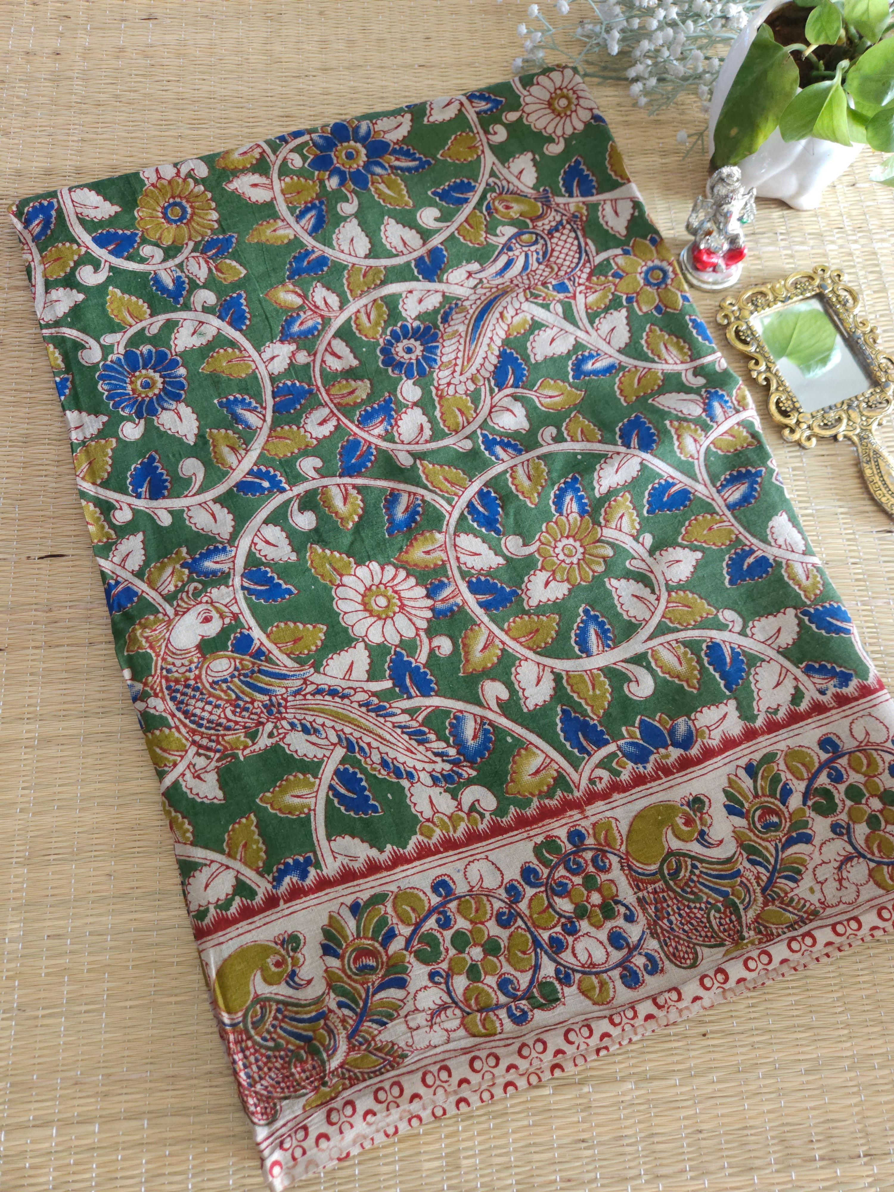 Pure Kalamkari cotton saree