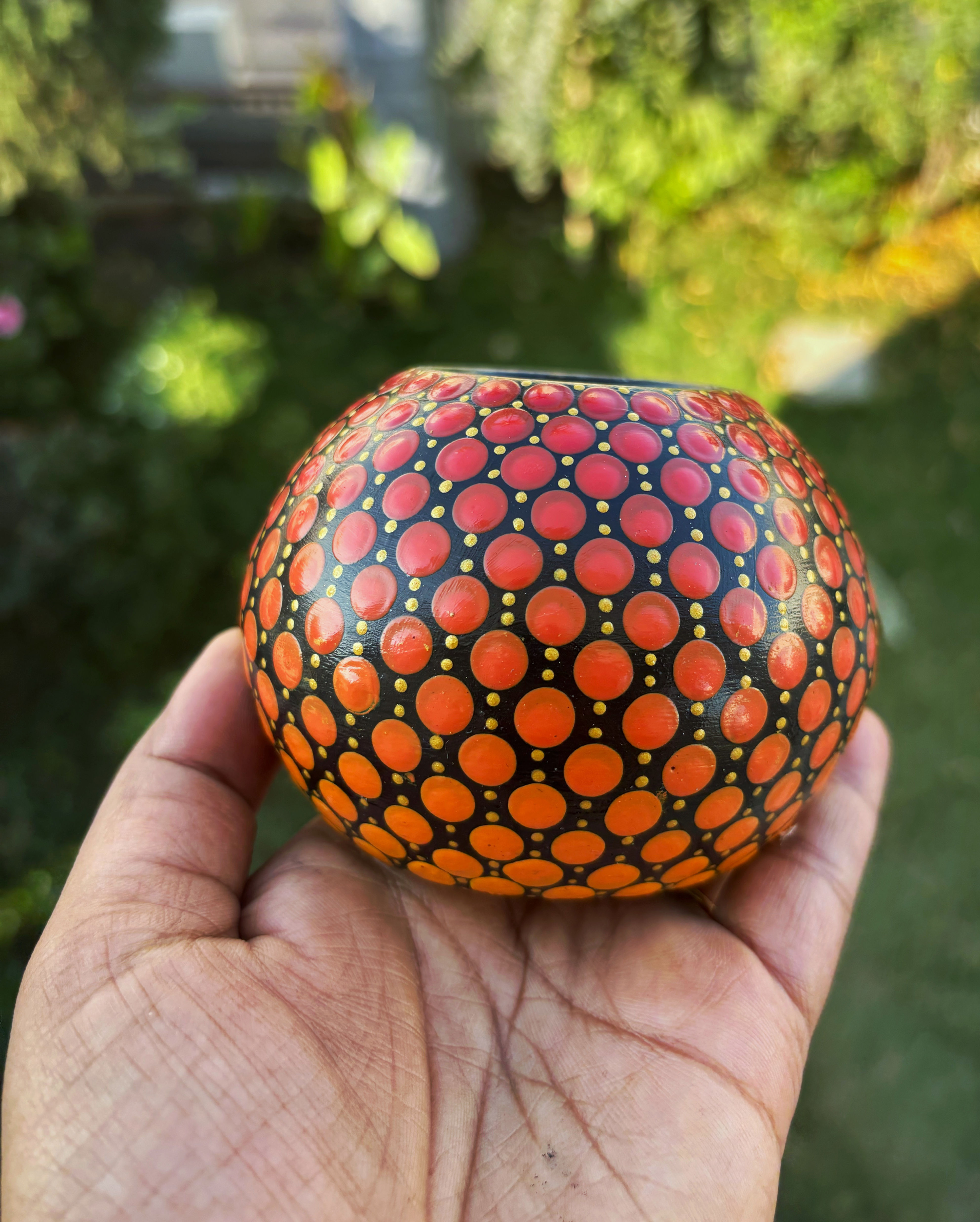 Sacred Glow Mandala Candle Holder