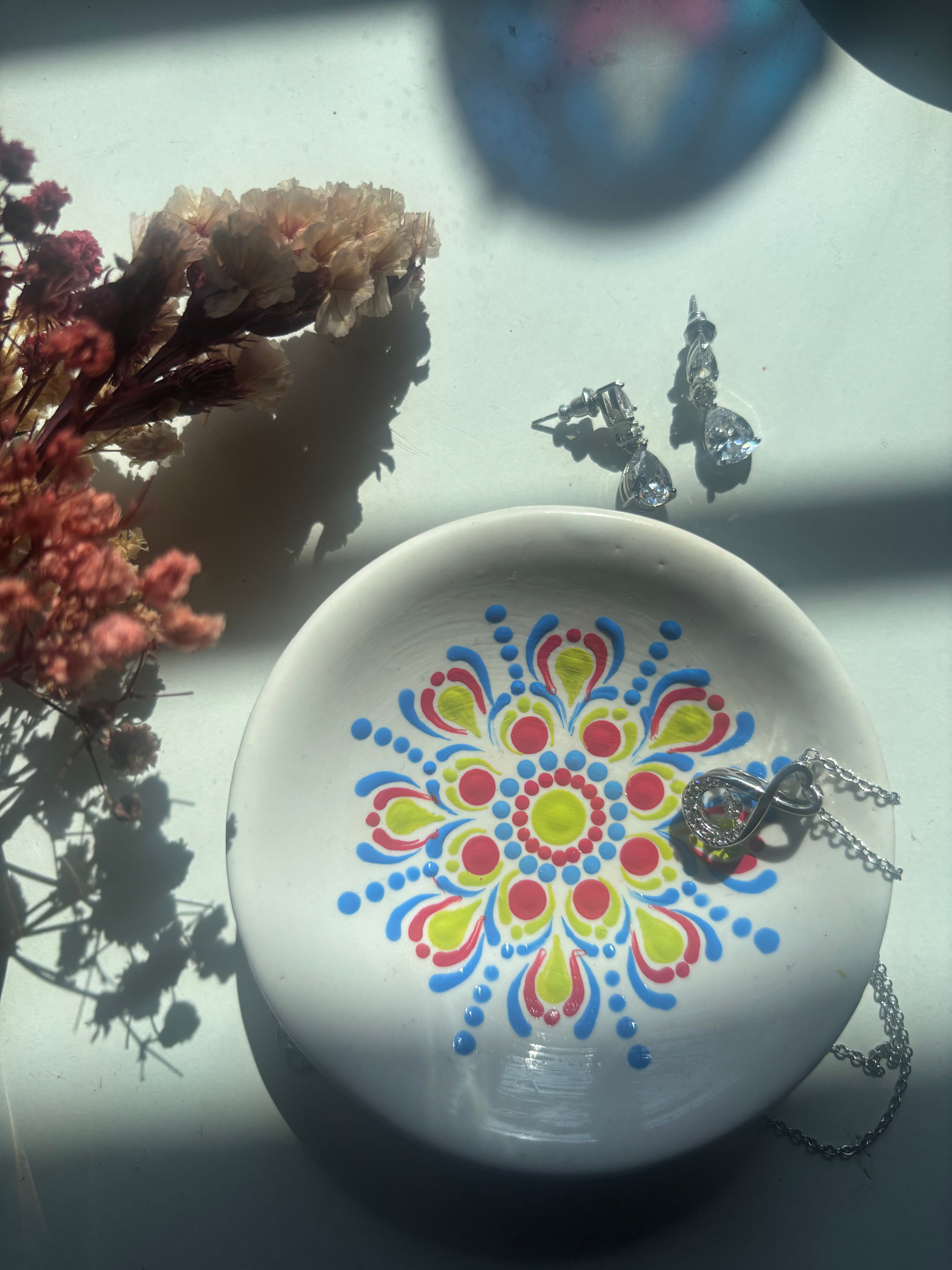 Sunbeam Bloom Mini Mandala Trinket