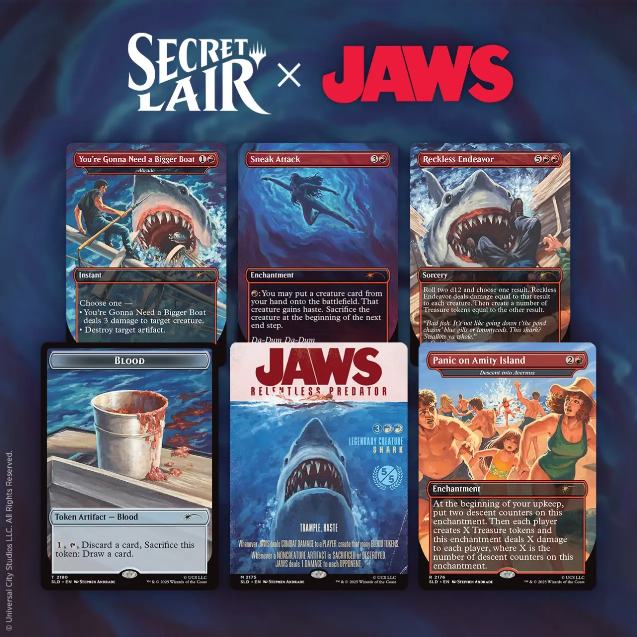 Secret lair X Jaws: Terror of Amity Island (Non-Foil)