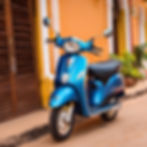 Scooter ride in Pondicherry