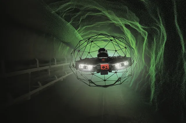 Drone d'inspection en environnement clos
