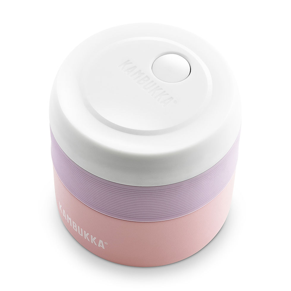 Thumbnail: Kambukka Bora Food Jar (SS) 14oz (400ml) - Baby Pink