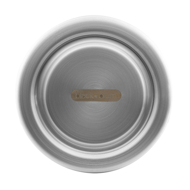 縮圖：black+blum 玻璃食物盒連不銹鋼蓋 15oz (450ml) - 杏仁色