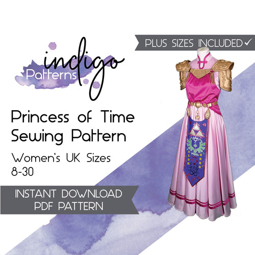 Ocarina of Time Zelda Sewing Pattern Indigo Patterns