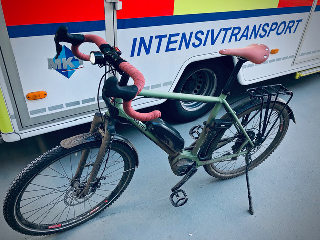 Intensivtransport (Patria Graveller Hybrid)