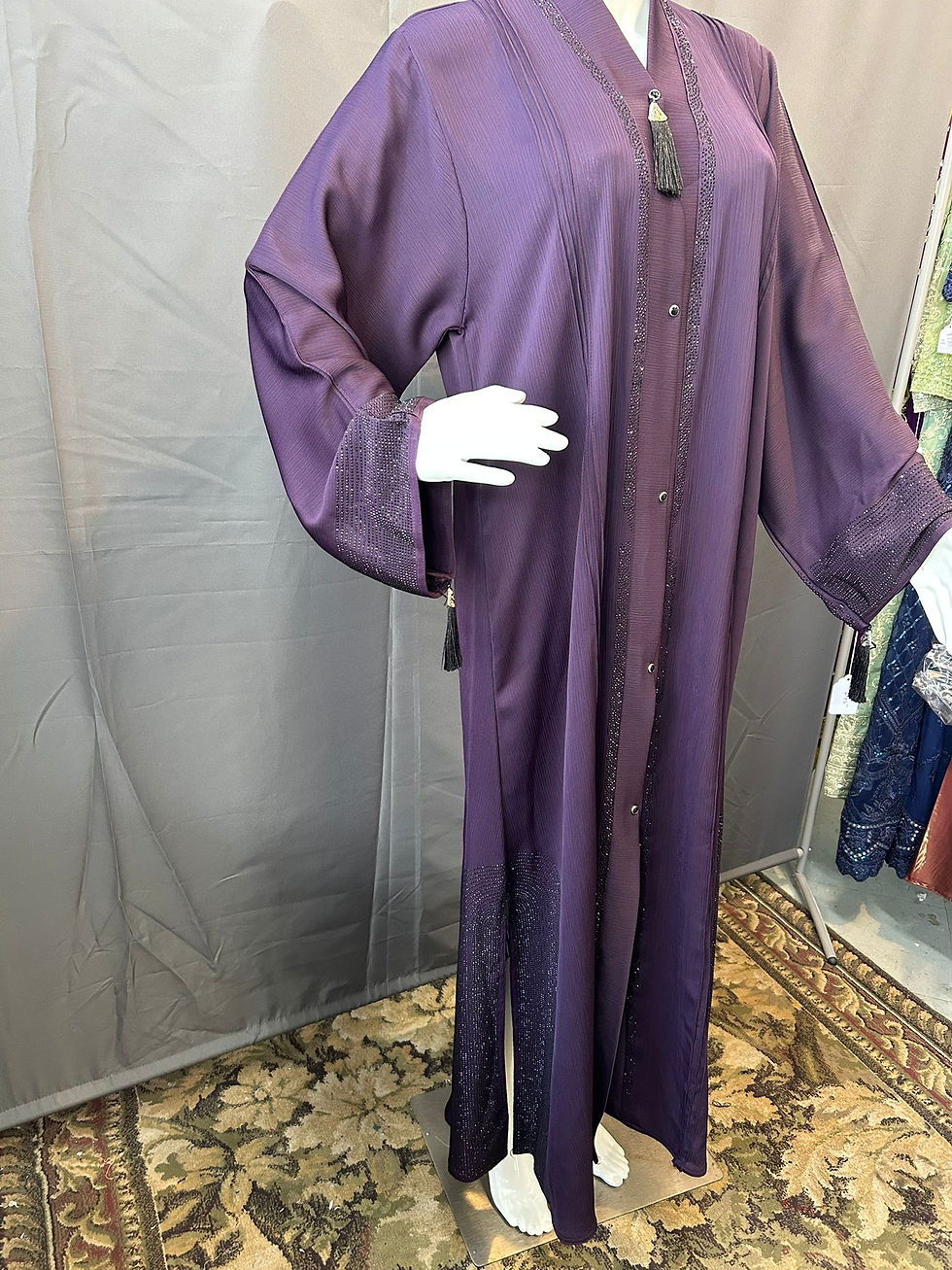 Thumbnail: Nida Crinkle Georget Abaya
