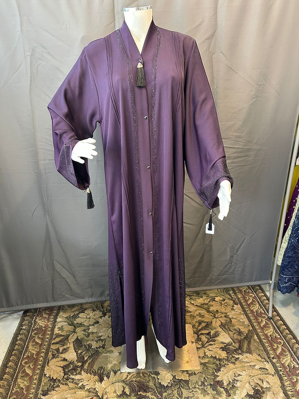 Thumbnail: Nida Crinkle Georget Abaya