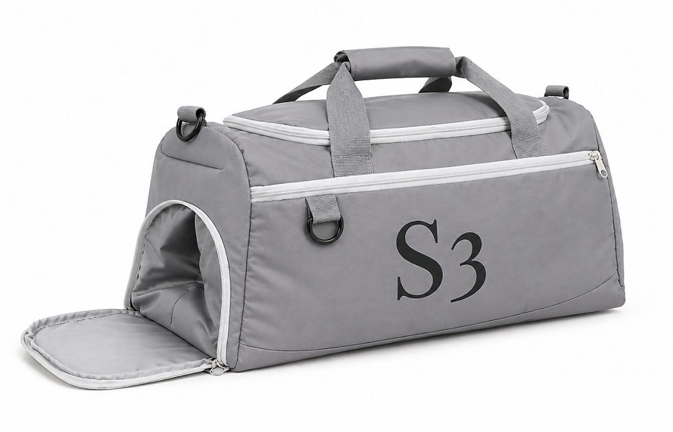 Thumbnail: S3 Sports Holdall Bags With Shoe Compartment with logo