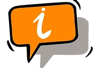 spraakwolkje met i van informatie over visuele communicatie in organisaties