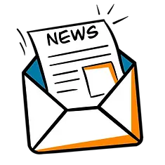 Envelopje met nieuwsbrief van Picture it