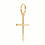 Miniatura: Pingente Cruz Redonda Pequena