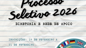 Aberto o Processo Seletivo da CLEV!