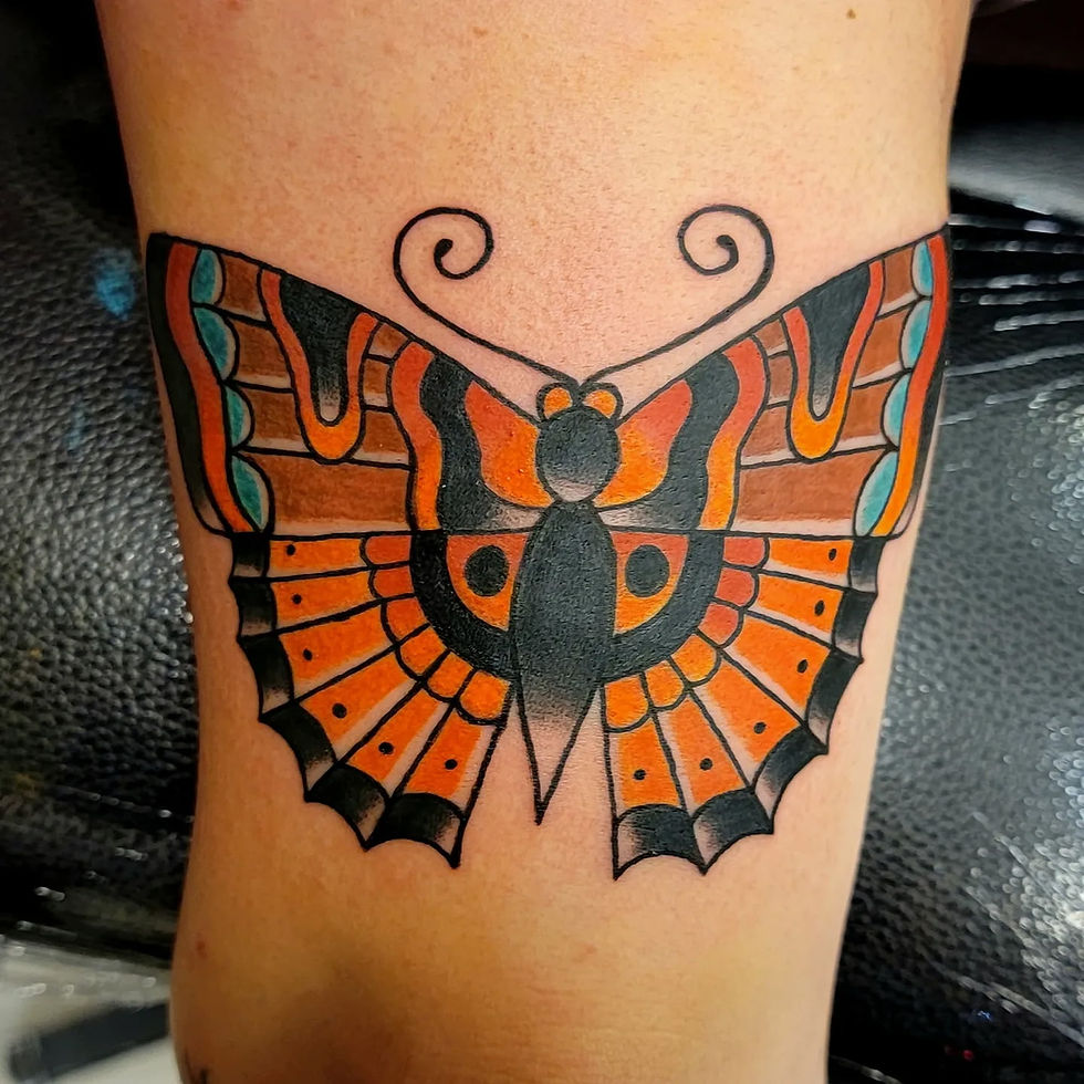 American Traditional Style Tattoo Bold and Vibrant inks Lala Fremont St