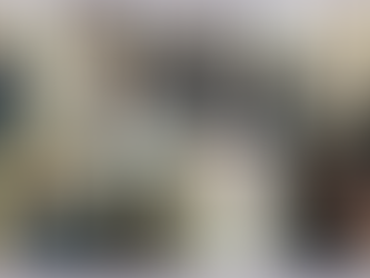 A series of images of two caucasian actors in a rehearsal room in various states of rehearsal