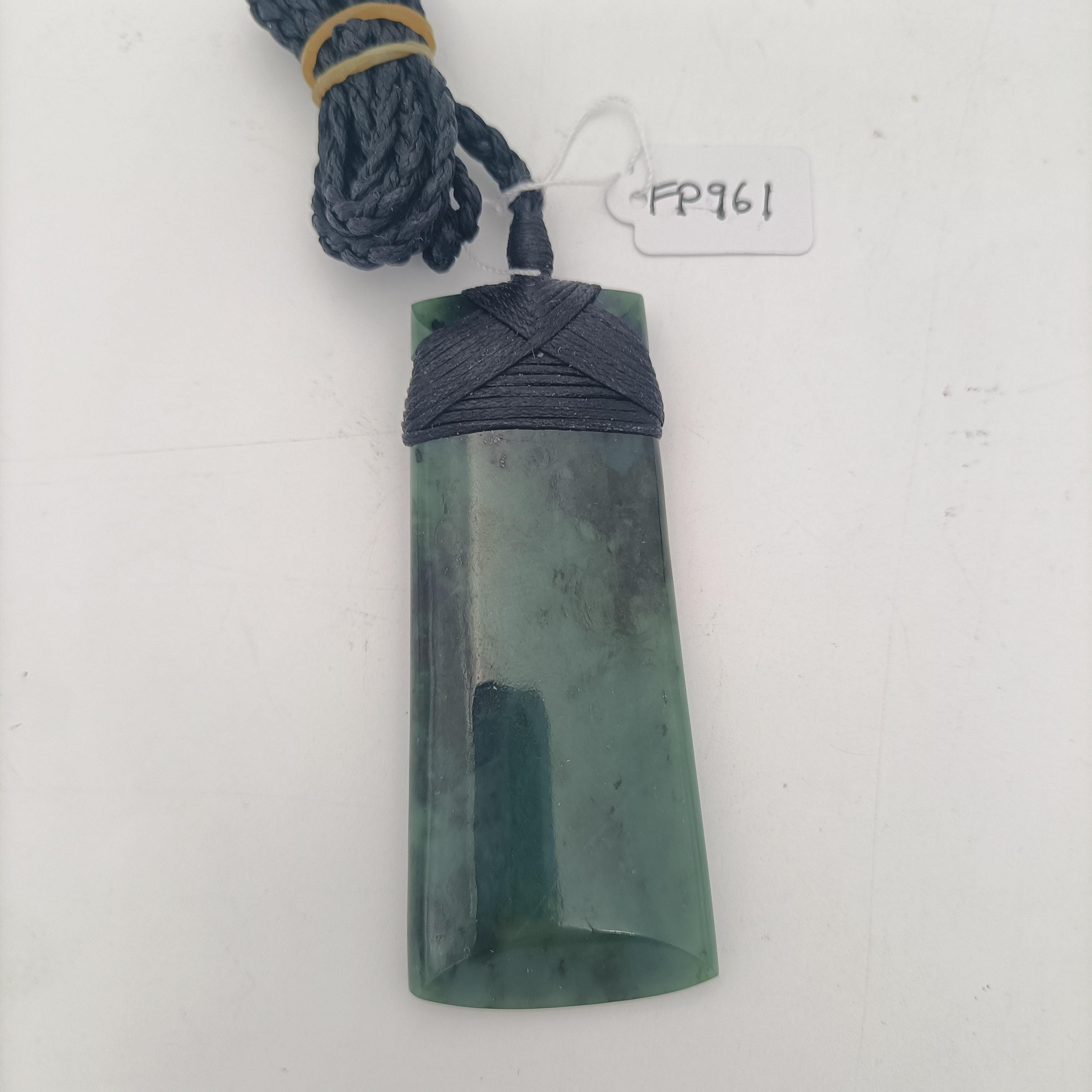 Pounamu Greenstone Toki Pendant