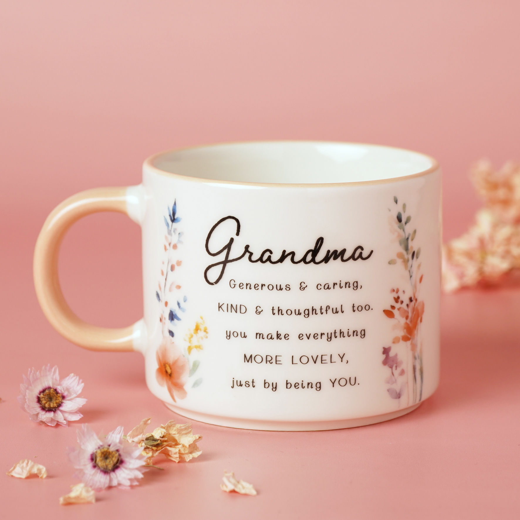 The Cottage Garden Peach Mug – Grandma
