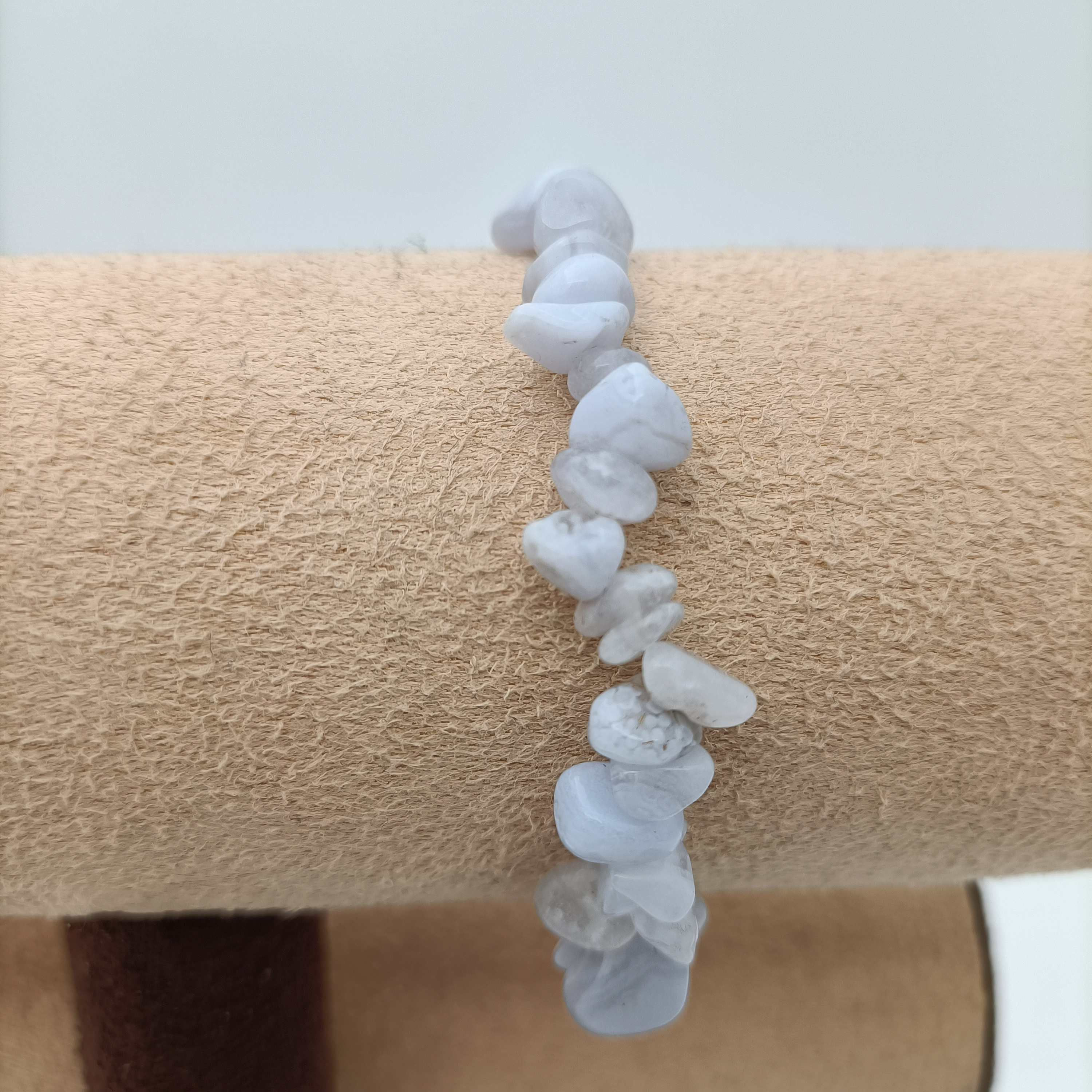 Blue Lace Chip Bracelet