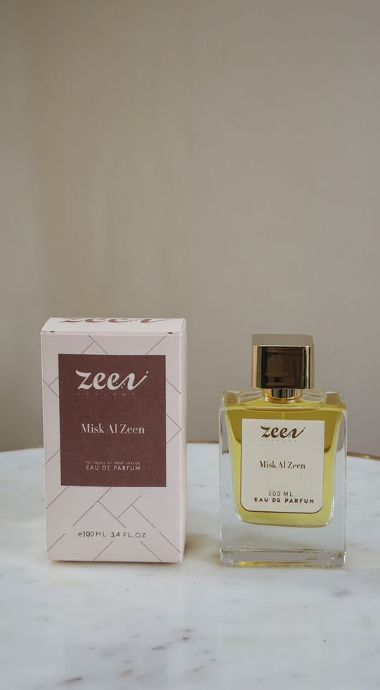 Zeen Misk Al Zeen Eau de Parfum 100ml bottle and box.
