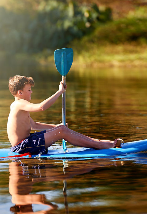 Kid Rowing