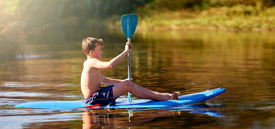 Kid Rowing
