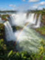 Arco-íris sobre as Cataratas do Iguaçu com Manutur Turismo Foz