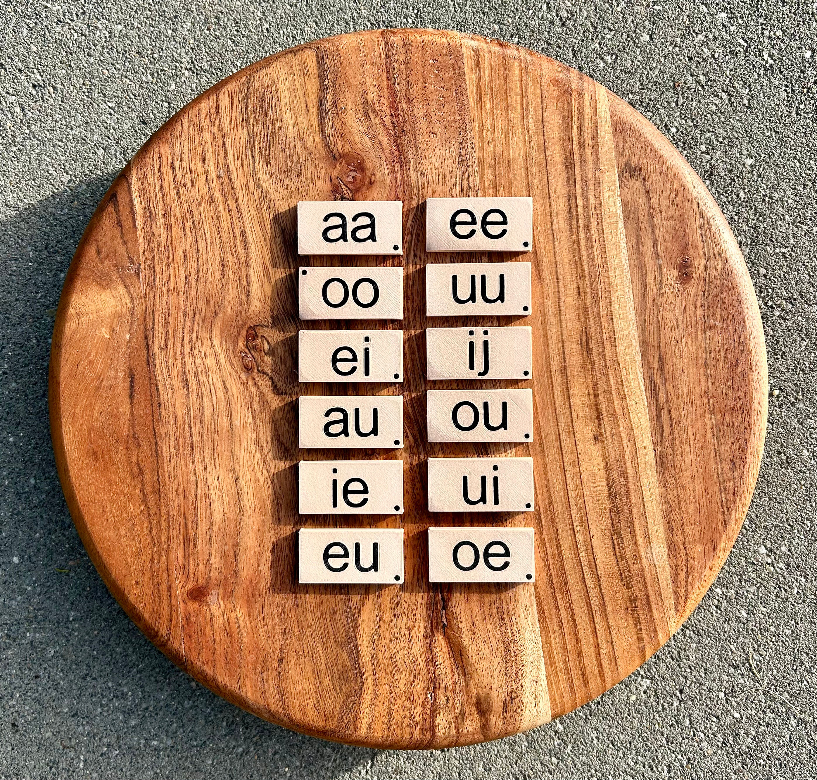Letters - set lange en tweeklanken
