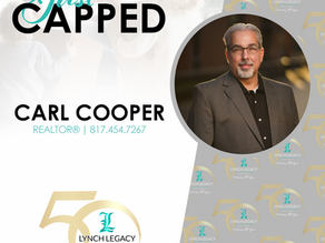Congrats to Carl Cooper for capping with eXp! Enjoy 100% commission for the rest of this year!