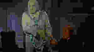 Jacob Marley (Alec Guinness) reminding Scrooge that he built his fate, link by link.