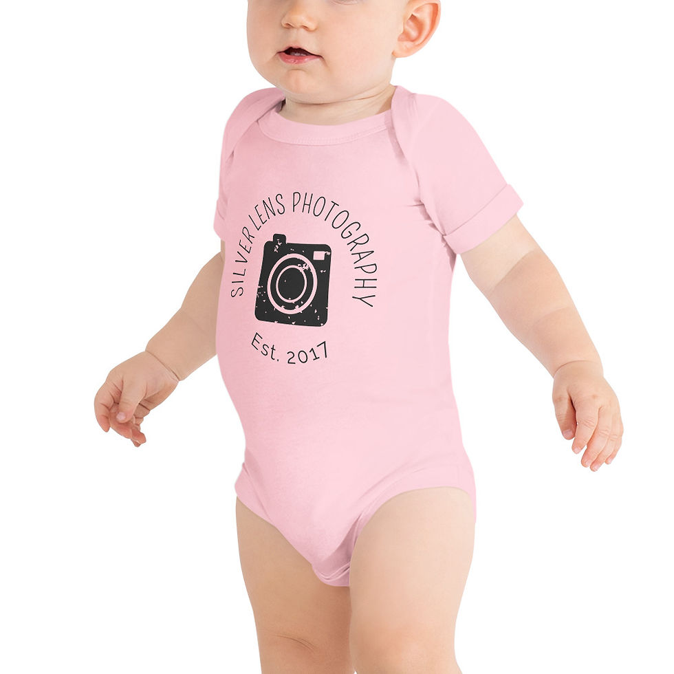 Thumbnail: Black Logo Baby Onesie