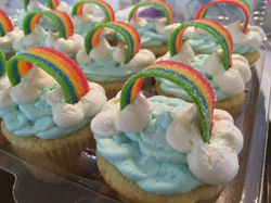Rainbow Cupcakes