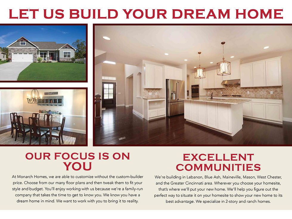 Monarch Homes Company Brochure - page 2