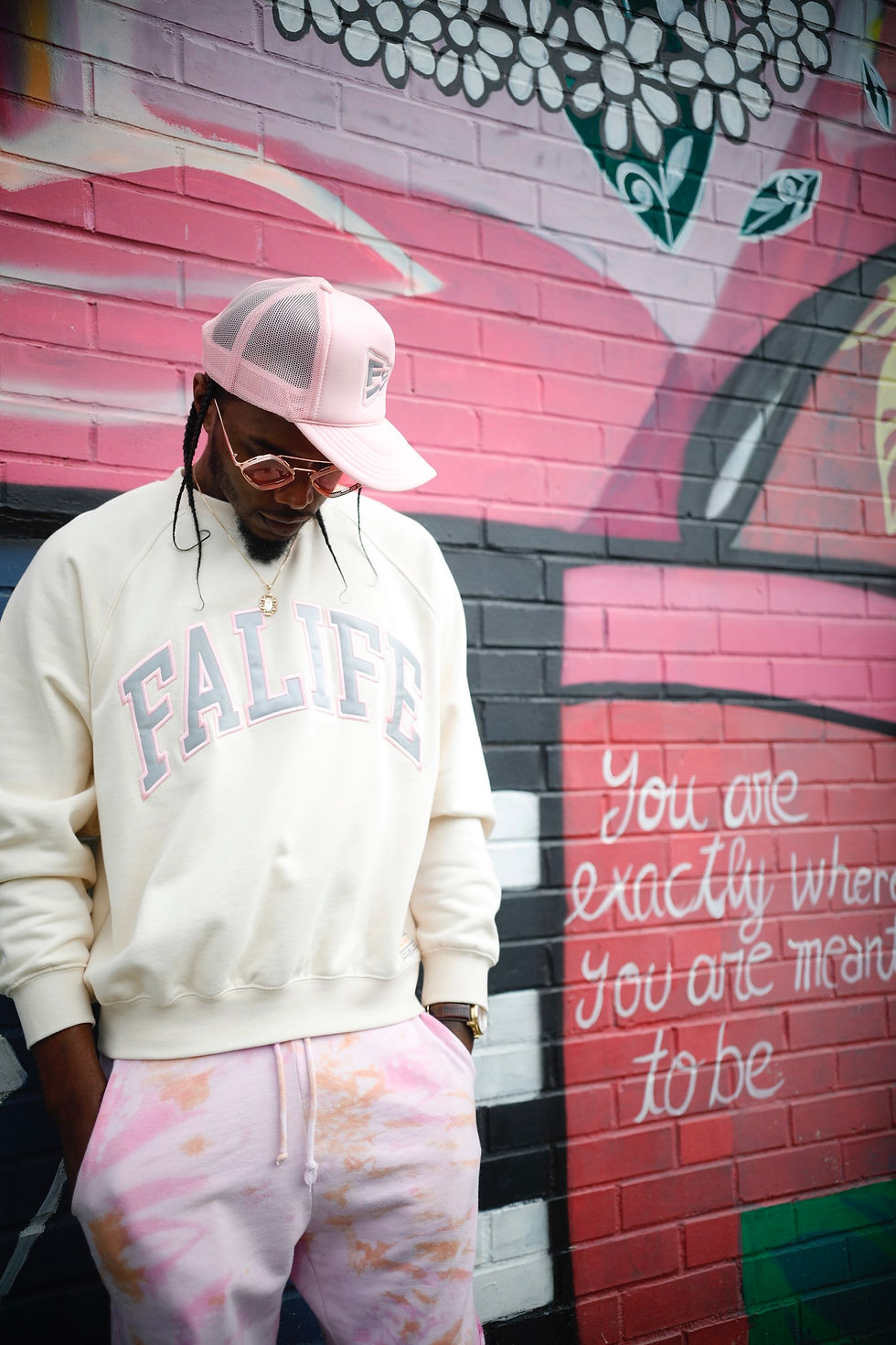 Thumbnail: NUDE unisex“ FALIFE UNIVERSITY” SWEATSHIRT 