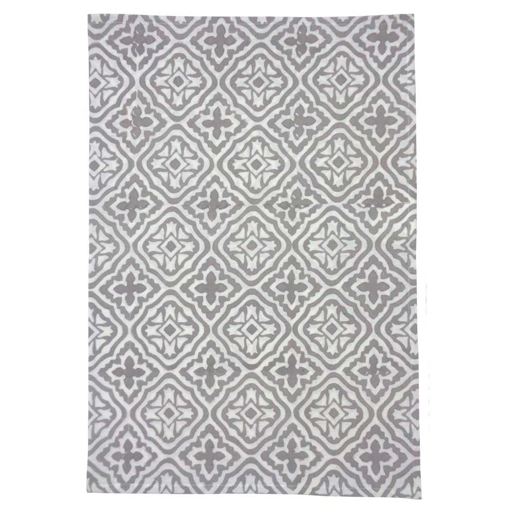 Hand Block Printed Cotton Tea Towel