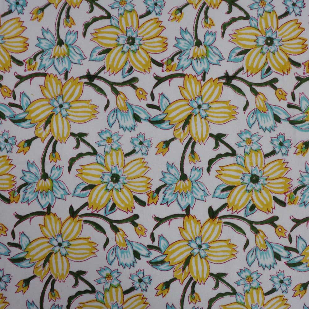 Hand Block Printed Cotton Napkins (Set of 4)