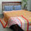 Thumbnail: Hand Block Printed Reversible Queen Size Quilt
