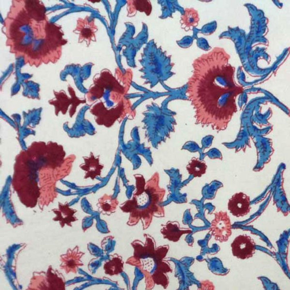 Hand Block Printed Cotton Napkins (Set of 4)