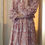 Thumbnail: Block Printed Cotton Short Dress - Brown Phool