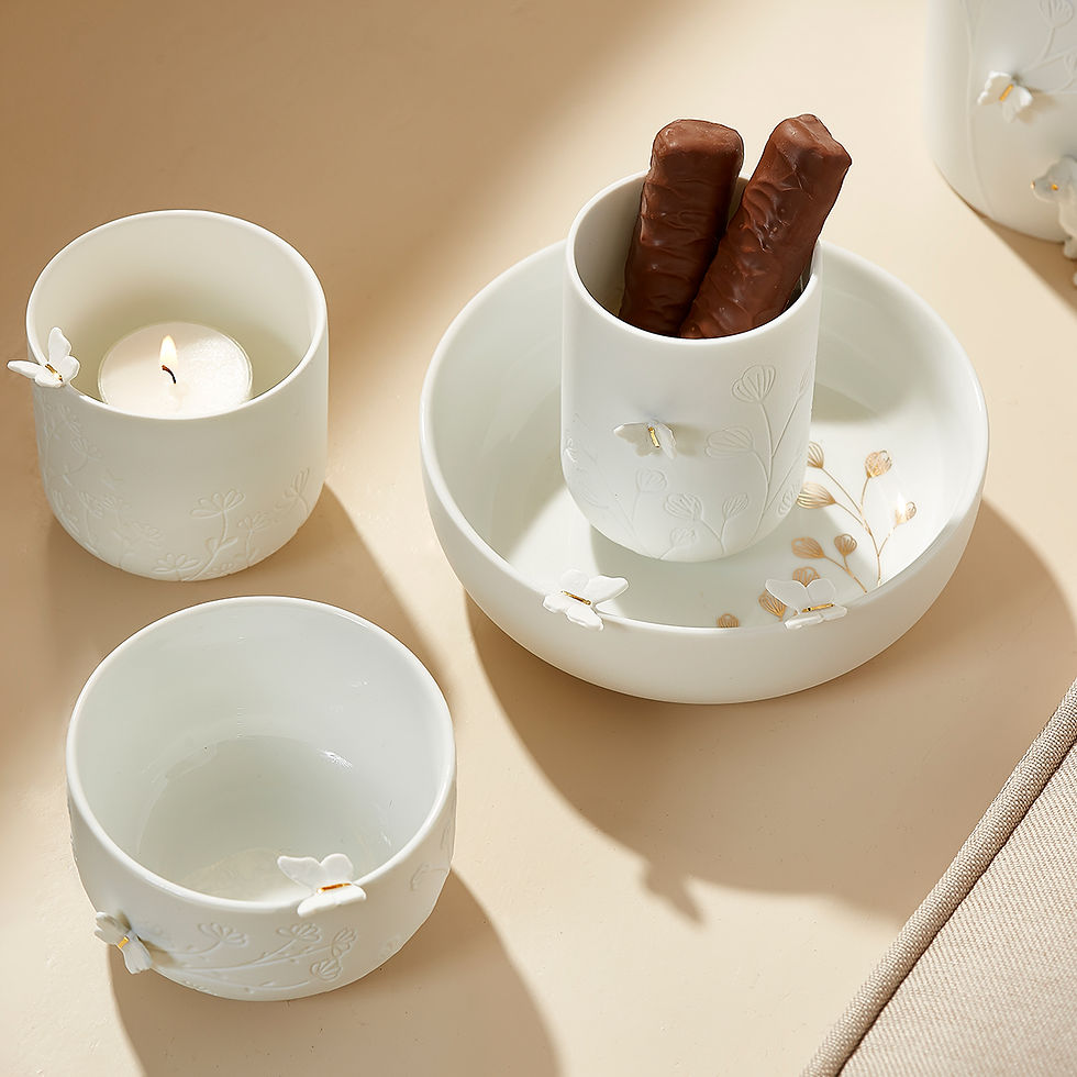 Thumbnail: Porcelain Stories. Bowls "Butterfly Large"